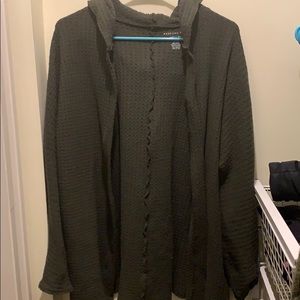 Waffle hooded sweater, price is negotiable
